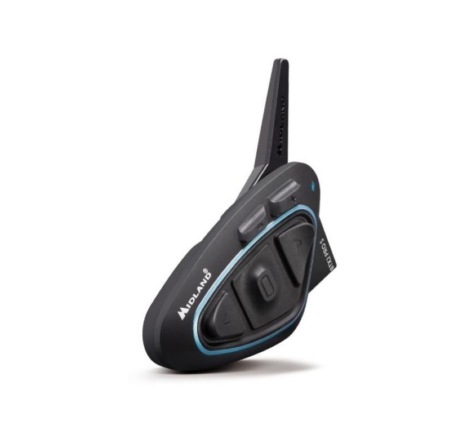 Interfono Midland BTX2 PRO SLR Bluetooth con HI FI Speaker e Antenna per 1 Casco