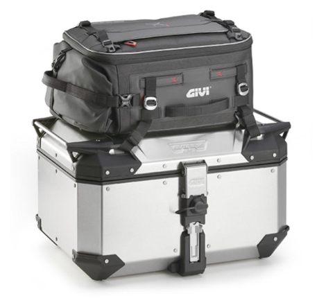 Borsa Givi XL02b cargo roll-top da sella water resistant, estensibile da 25 a 35 lt.