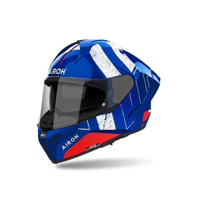 Casco Integrale Airoh Matryx Scope Blu Rosso