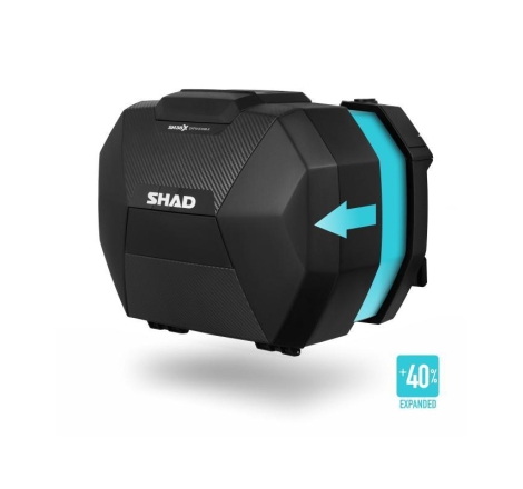 Valigie Laterali Coppia Shad SH38X Estensibil effeto in Carbonio