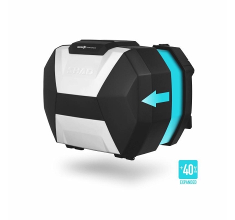 Valigie Laterali Coppia Shad SH38X Estensibil Alluminio