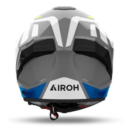 Casco Integrale Airoh Matryx Rider Blu Giallo