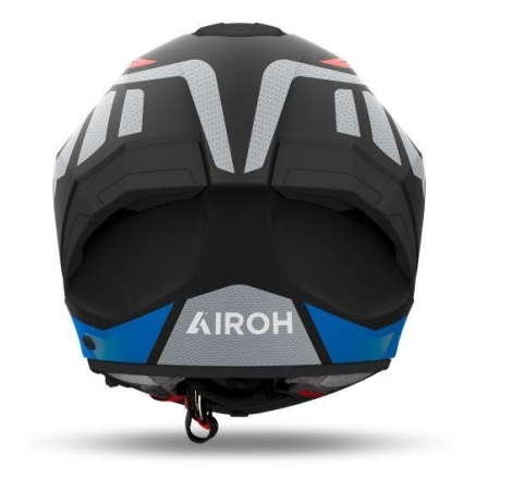 Casco Integrale Airoh Matryx Rider Nero Blu Opaco