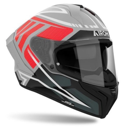 Casco Integrale Airoh Matryx Rider Rosso Opaco