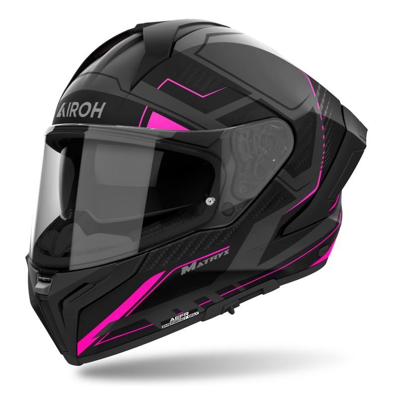 Casco Integrale Airoh Matryx Rocket Rosa Oapco