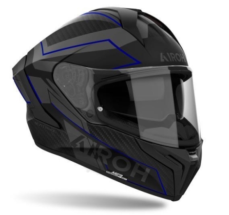 Casco Integrale Airoh Matryx Sentinel Blu Opaco