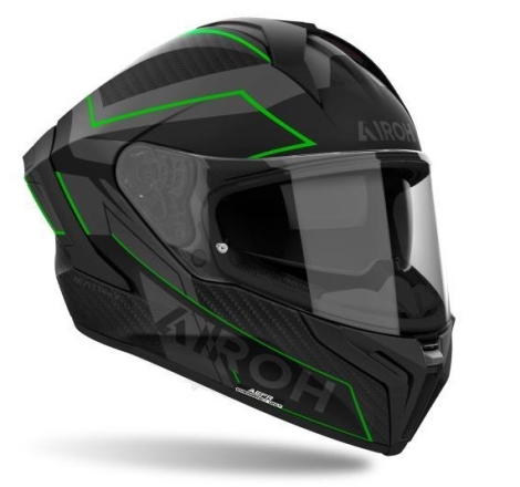Casco Integrale Airoh Matryx  Sentinel Verde Opaco