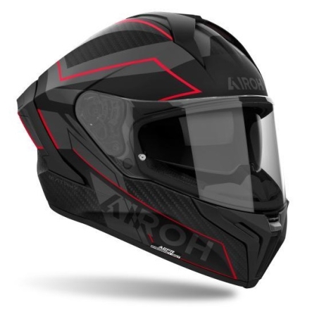 Casco Integrale Airoh Matryx Sentinel Rosso Opaco