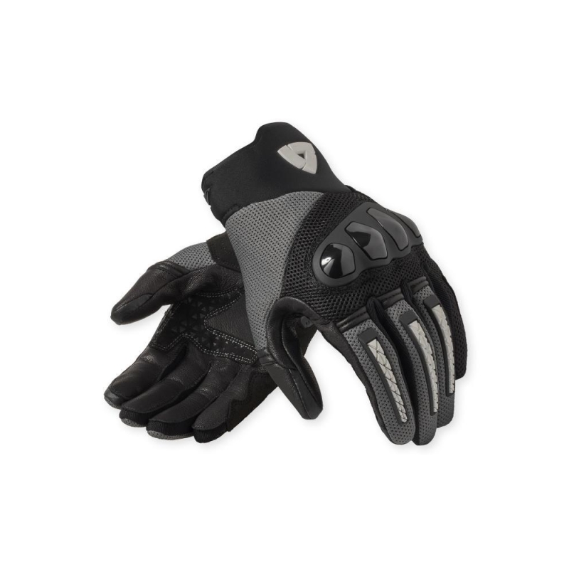 Guanti Moto Tessuto Rev'it Speedart Air  Nero Grigio