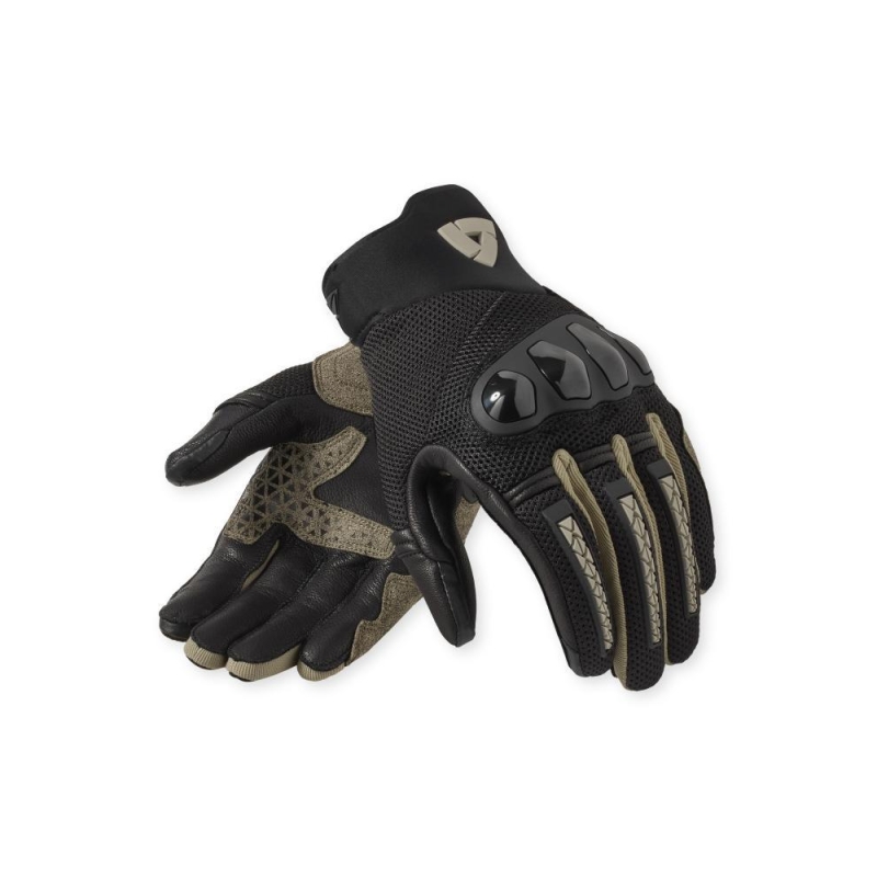 Guanti Moto Tessuto Rev'it Speedart Air Grigio Sabbia