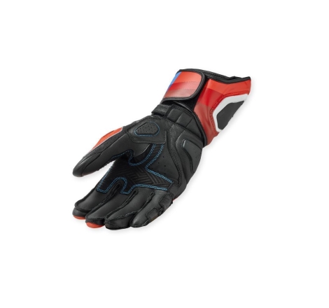 Guanti Moto Pelle Rev'it Quantum 3 Rosso Blu