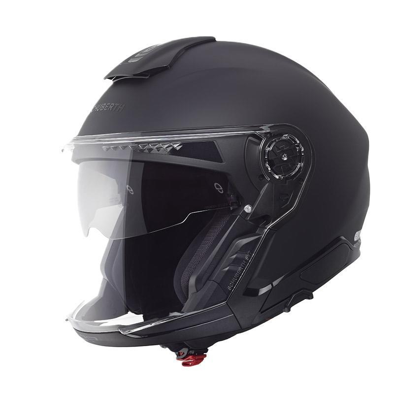 Casco Jet Schuberth J2 con Mentoniera staccabile Nero Opaco