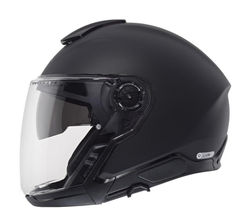 Casco Jet Schuberth J2 con Mentoniera staccabile Nero Opaco