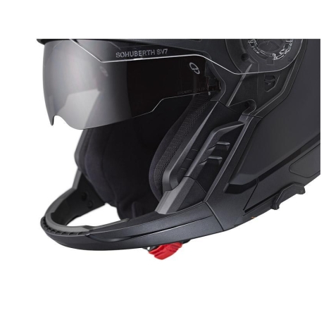 Casco Jet Schuberth J2 con Mentoniera staccabile Nero Opaco
