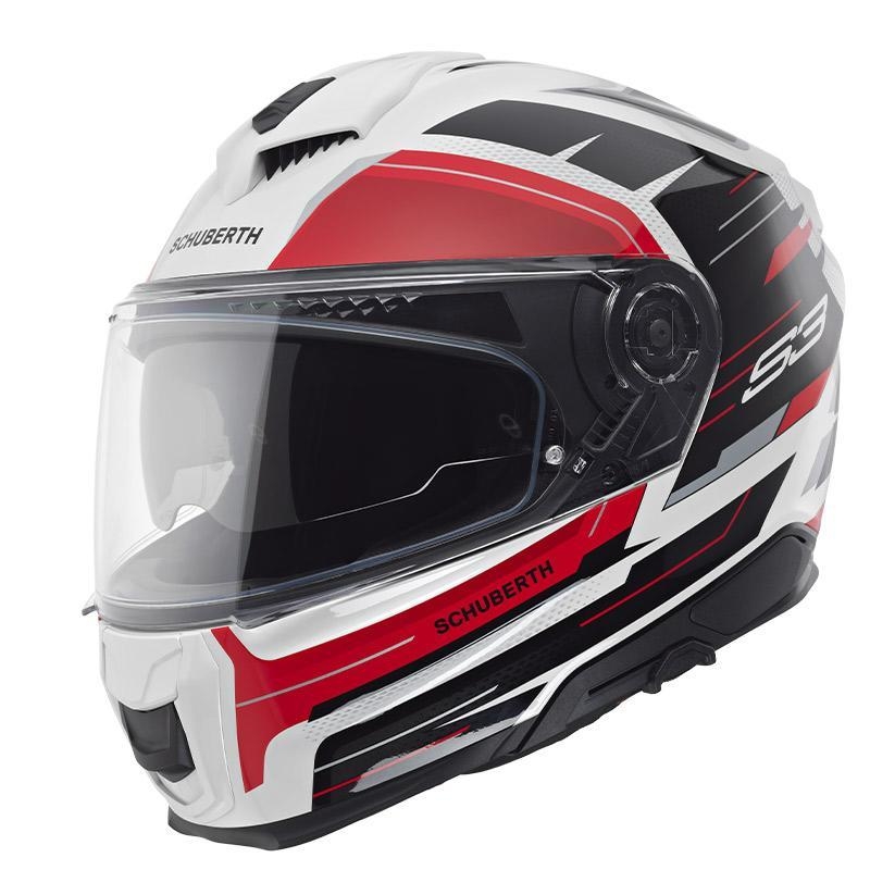 Casco Integrale Schuberth S3 Apex Bianco Rosso Nero