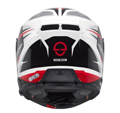 Casco Integrale Schuberth S3 Apex Bianco Rosso Nero