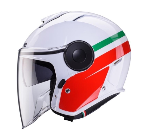 Casco Jet Caberg SOHO ZEPHYR Bianco Verde Rosso