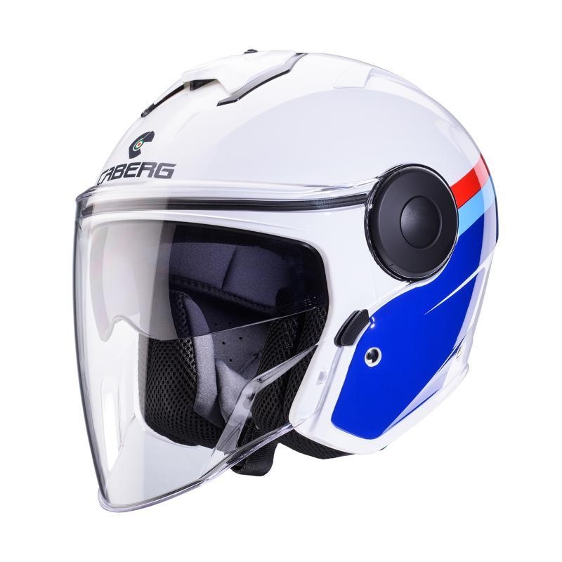 Casco Jet Caberg SOHO ZEPHYR Bianco Blu Azzurro Rosso