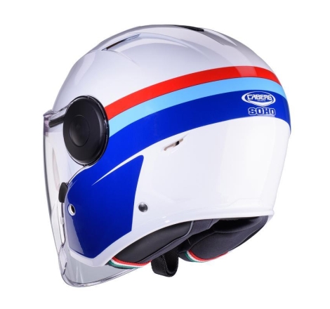 Casco Jet Caberg SOHO ZEPHYR Bianco Blu Azzurro Rosso