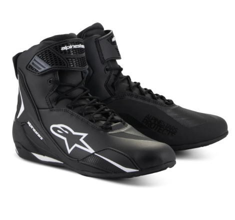 Scarpe Moto Alpinestars Faster 4 Nero Bianco