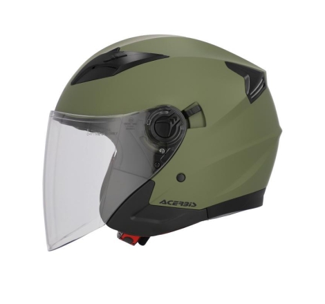 Casco Jet Acerbis FIRSTWAY 2.0 2206 Verde Militare Opaco