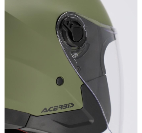 Casco Jet Acerbis FIRSTWAY 2.0 2206 Verde Militare Opaco