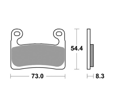 Pastiglie Freno SBS 960 HS Sinterizzate Anteriori