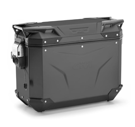 Valigia moto Laterale Destra Givi OBKEV37BR Trekker Outback Evo Smart 37 Lt Black Line