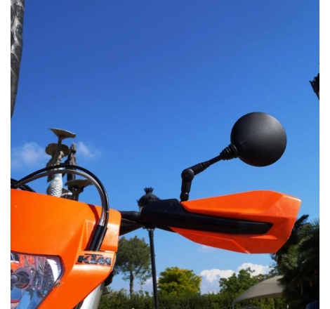 Specchietto Omologato Far 257 Reclinabile Universale da Manubrio Lato Destro e Lato Sinistro