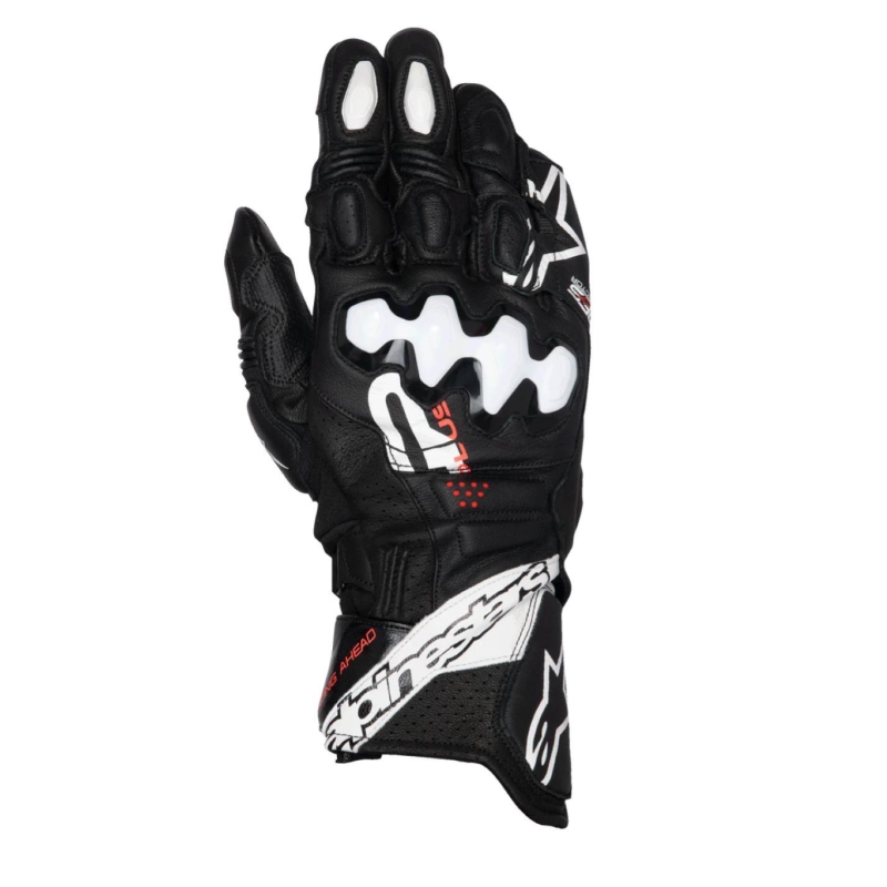Guanti Moto Pelle Alpinestars GP Plus R V3 Nero Bianco