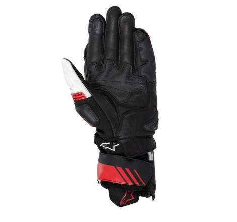 Guanti Moto Pelle Alpinestars GP Plus R V3 Nero Bianco Rosso