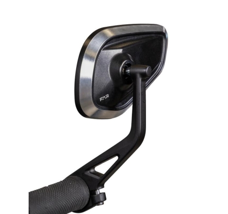 Specchietto Omologato Far 8150 Bar End Poly CNC Destro Nero