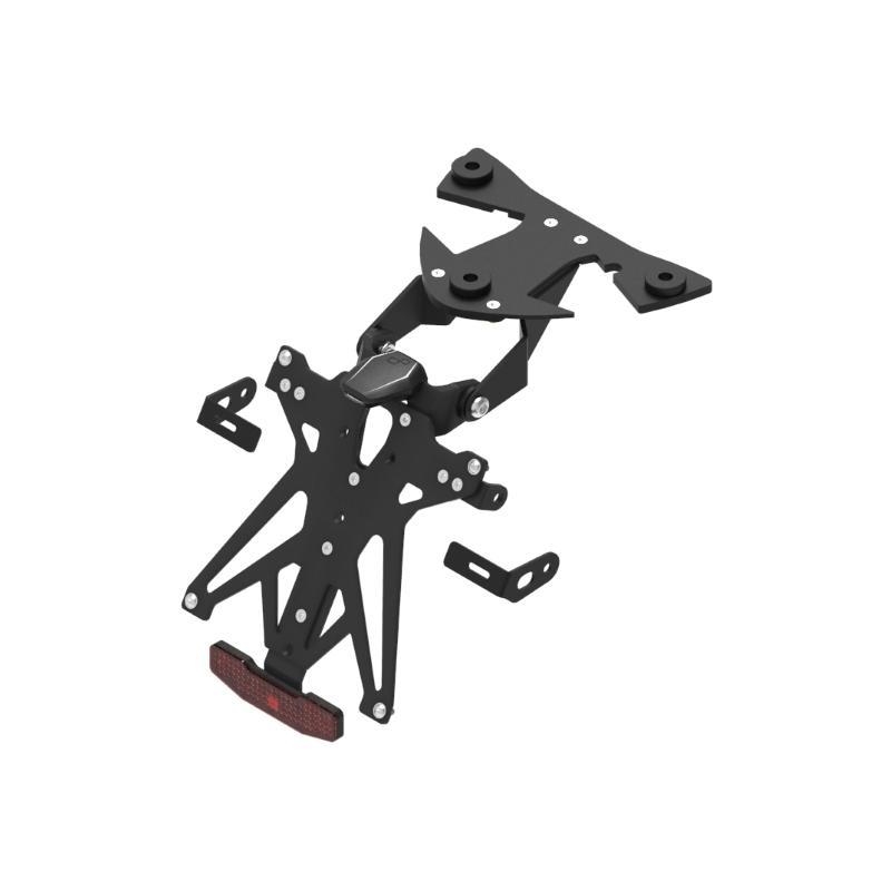Kit Portatarga Lightech Regolabile Bmw con luce targa e Catadiottro