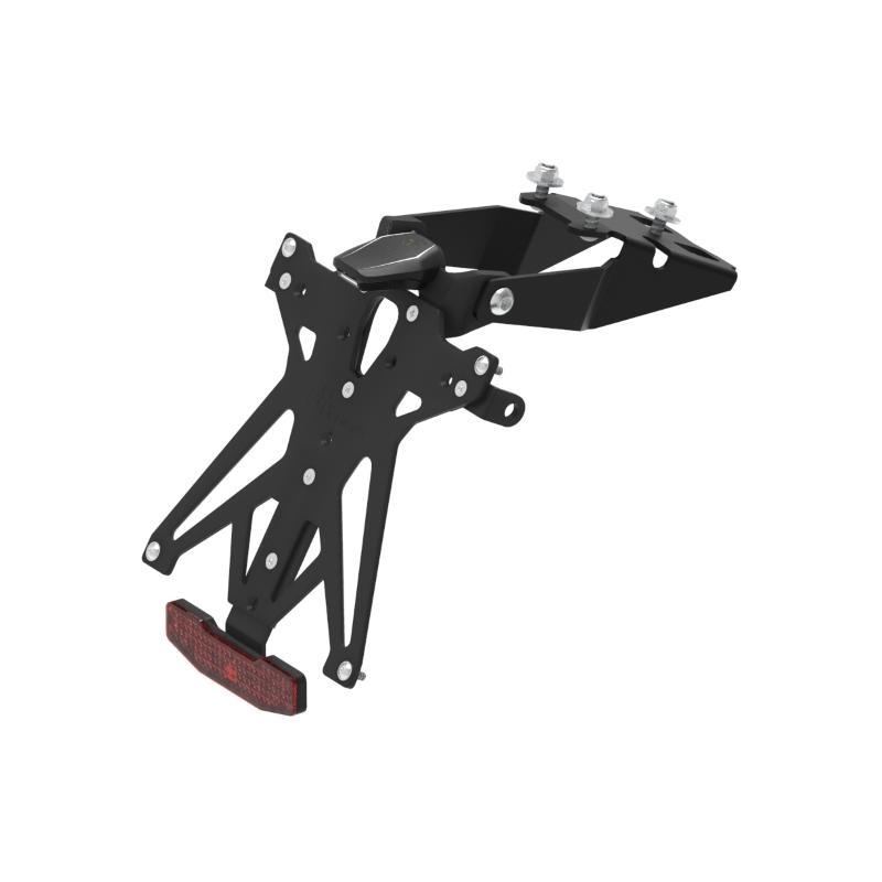 Kit Portatarga Lightech Regolabile Honda con luce targa e Catadiottro