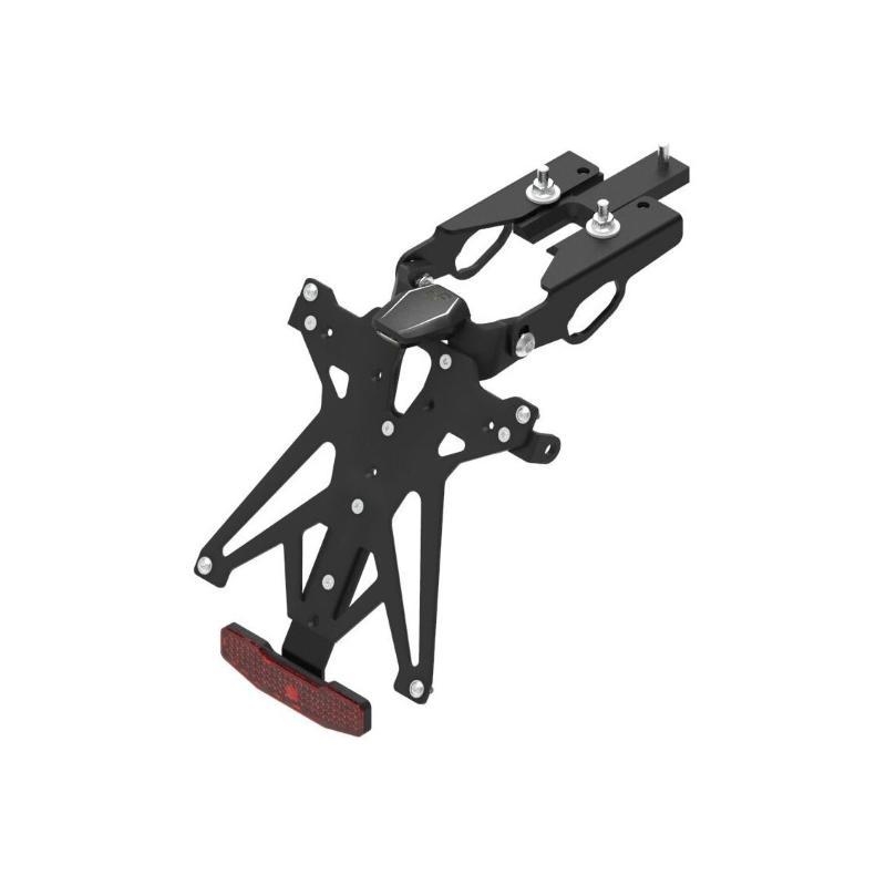 Kit Portatarga Lightech Regolabile Kawasaki con luce targa e Catadiottro