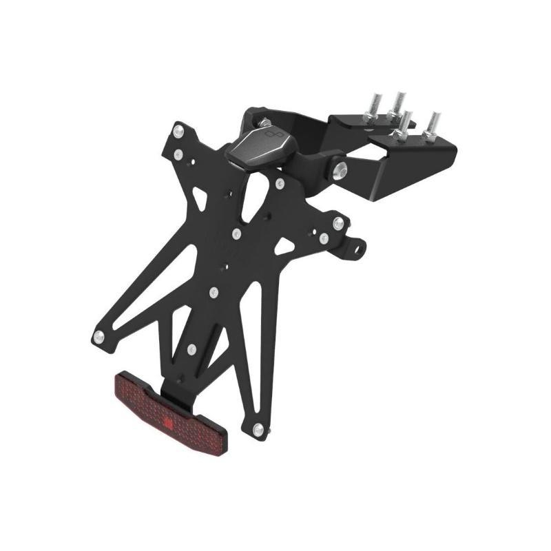 Kit Portatarga Lightech Regolabile Kawasaki con luce targa e Catadiottro