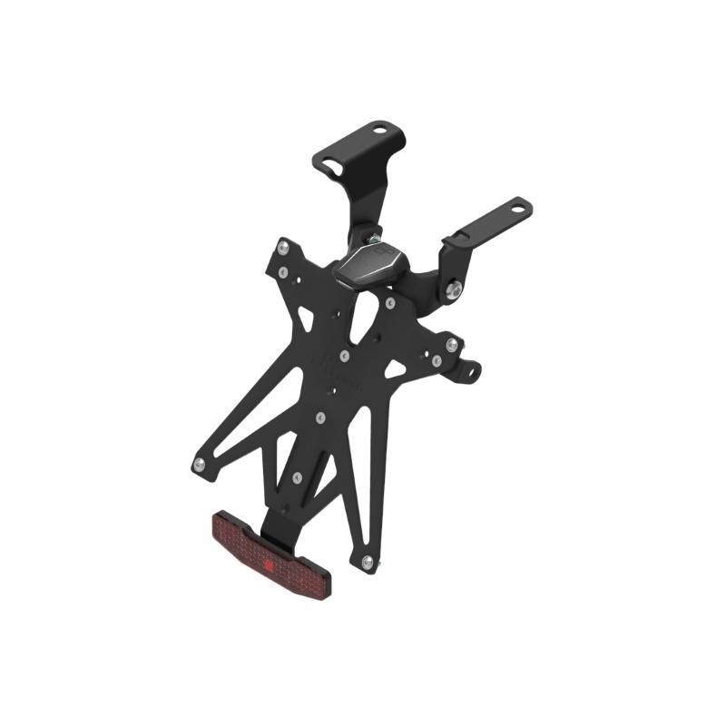 Kit Portatarga Lightech Regolabile Suzuki con luce targa e Catadiottro