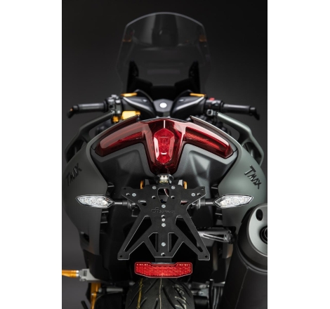 Kit Portatarga Lightech Regolabile Yamaha con luce targa e Catadiottro