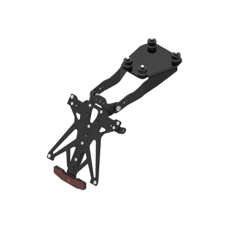 Kit Portatarga Lightech Regolabile Ducati con luce targa e Catadiottro