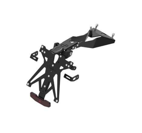 Kit Portatarga Lightech Regolabile Aprilia con luce targa e Catadiottro