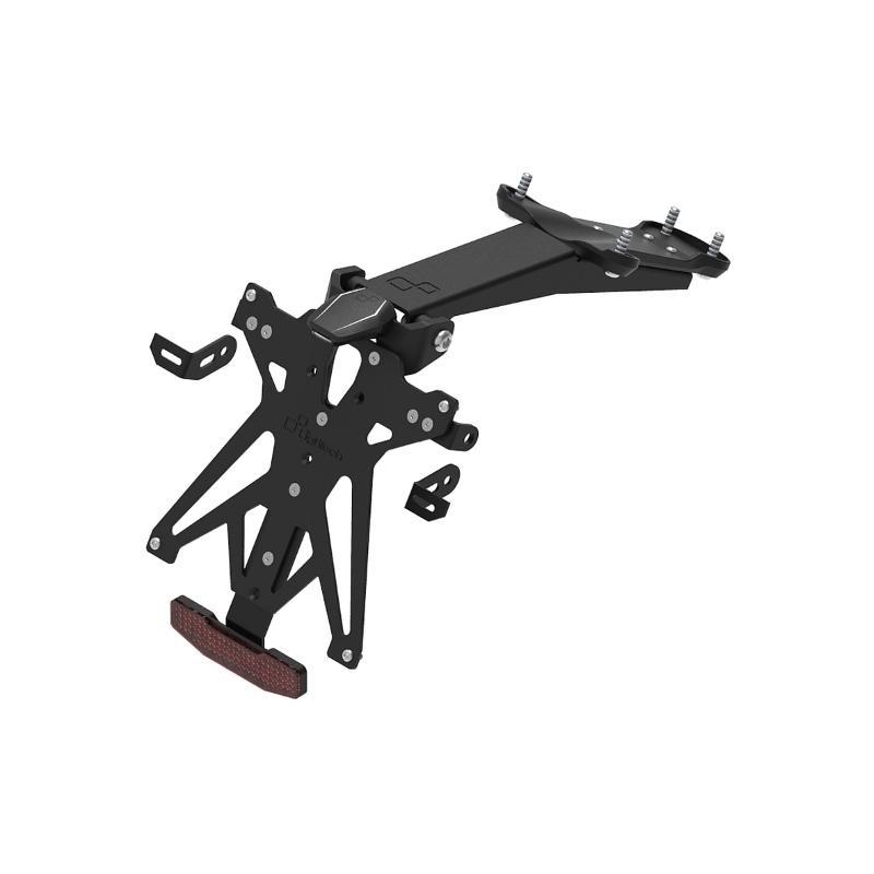 Kit Portatarga Lightech Regolabile Triumph con luce targa e Catadiottro