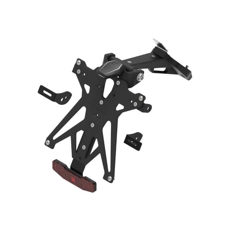 Kit Portatarga Lightech Regolabile Ducati con luce targa e Catadiottro