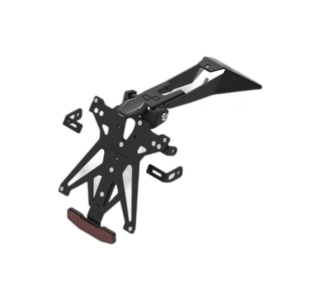 Kit Portatarga Lightech Regolabile Aprilia con luce targa e Catadiottro
