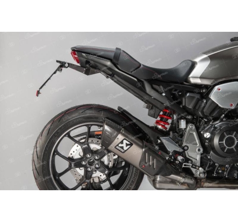 Kit Portatarga Lightech Regolabile Honda con luce targa e Catadiottro