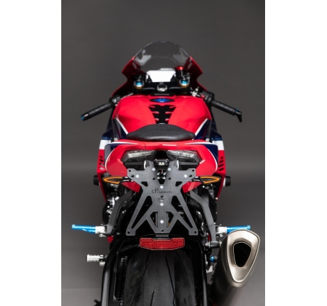 Kit Portatarga Lightech Regolabile Honda con luce targa e Catadiottro