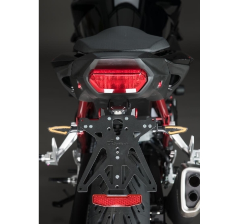 Kit Portatarga Lightech Regolabile Honda con luce targa e Catadiottro