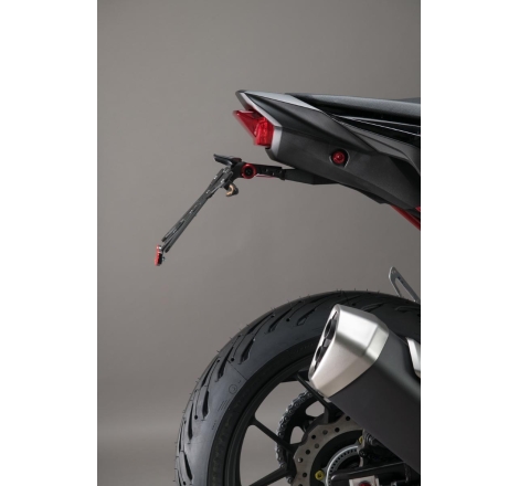 Kit Portatarga Lightech Regolabile Honda con luce targa e Catadiottro