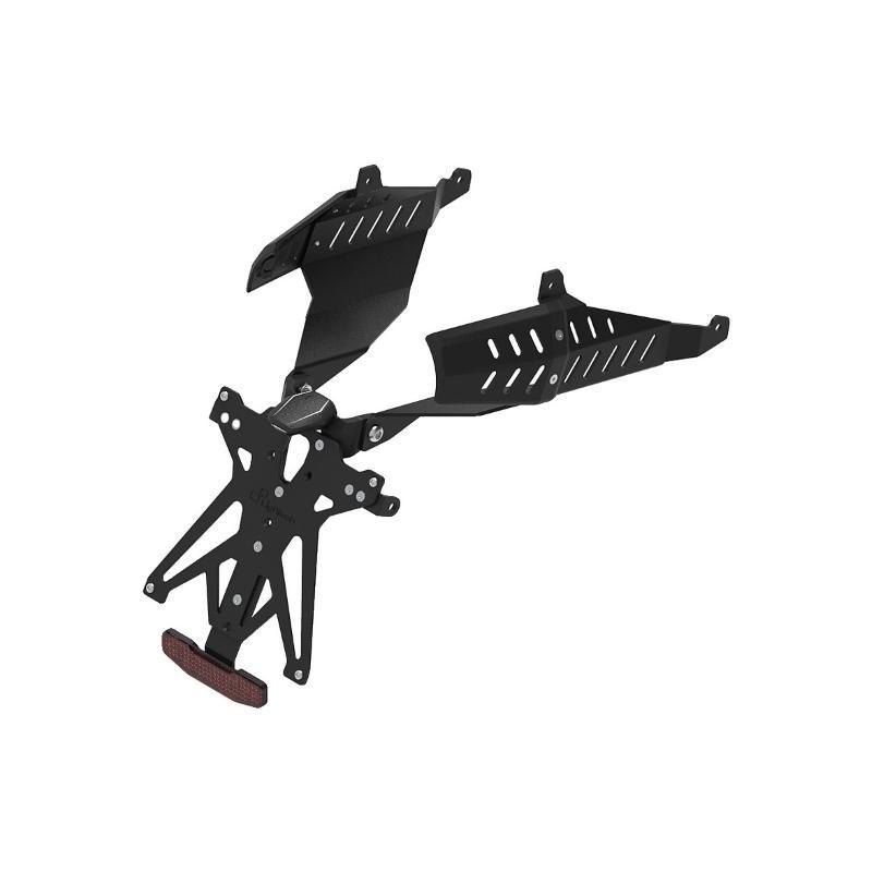 Kit Portatarga Lightech Regolabile Honda con luce targa e Catadiottro