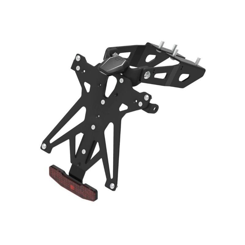 Kit Portatarga Lightech Regolabile Kawasaki con luce targa e Catadiottro