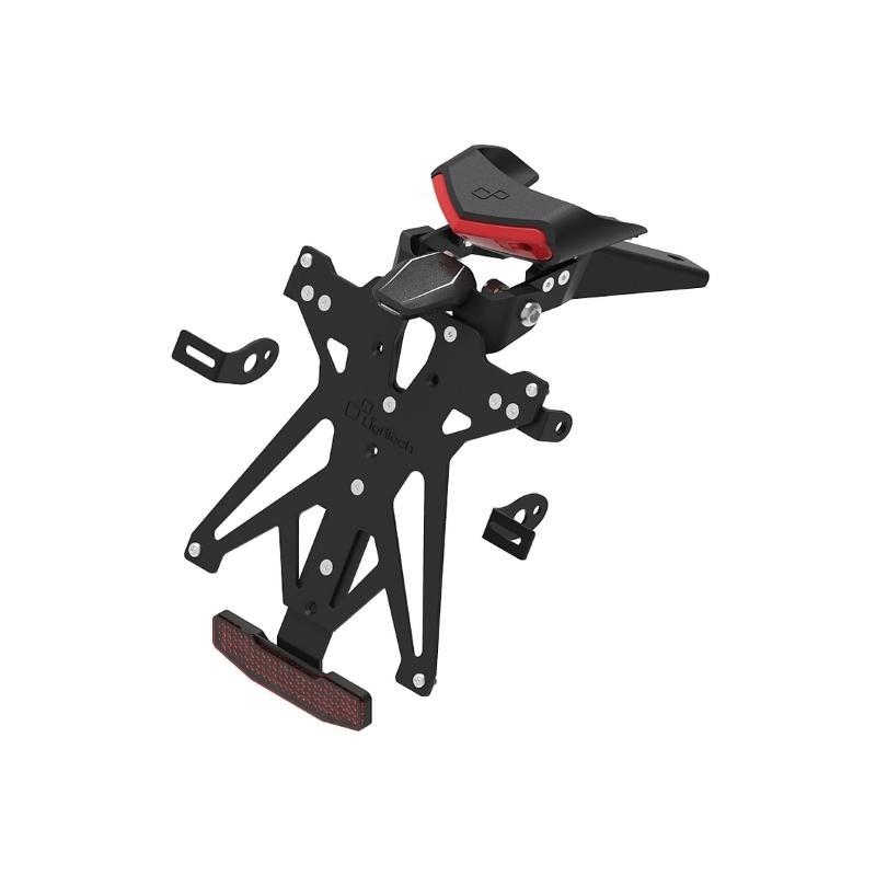 Kit Portatarga Lightech Regolabile Ktm con luce targa e Catadiottro